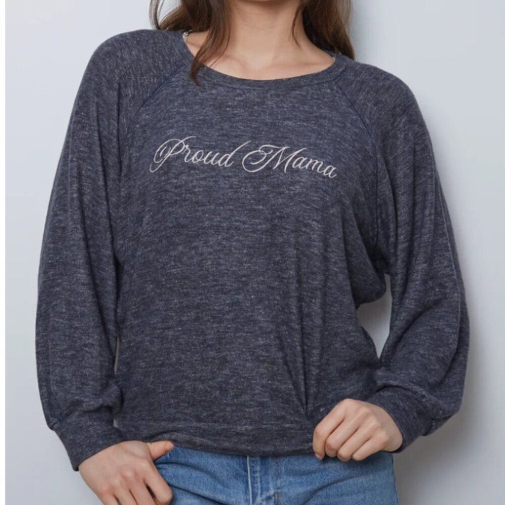 good hYOUman Emerson Proud Mama Pullover Top Size Medium